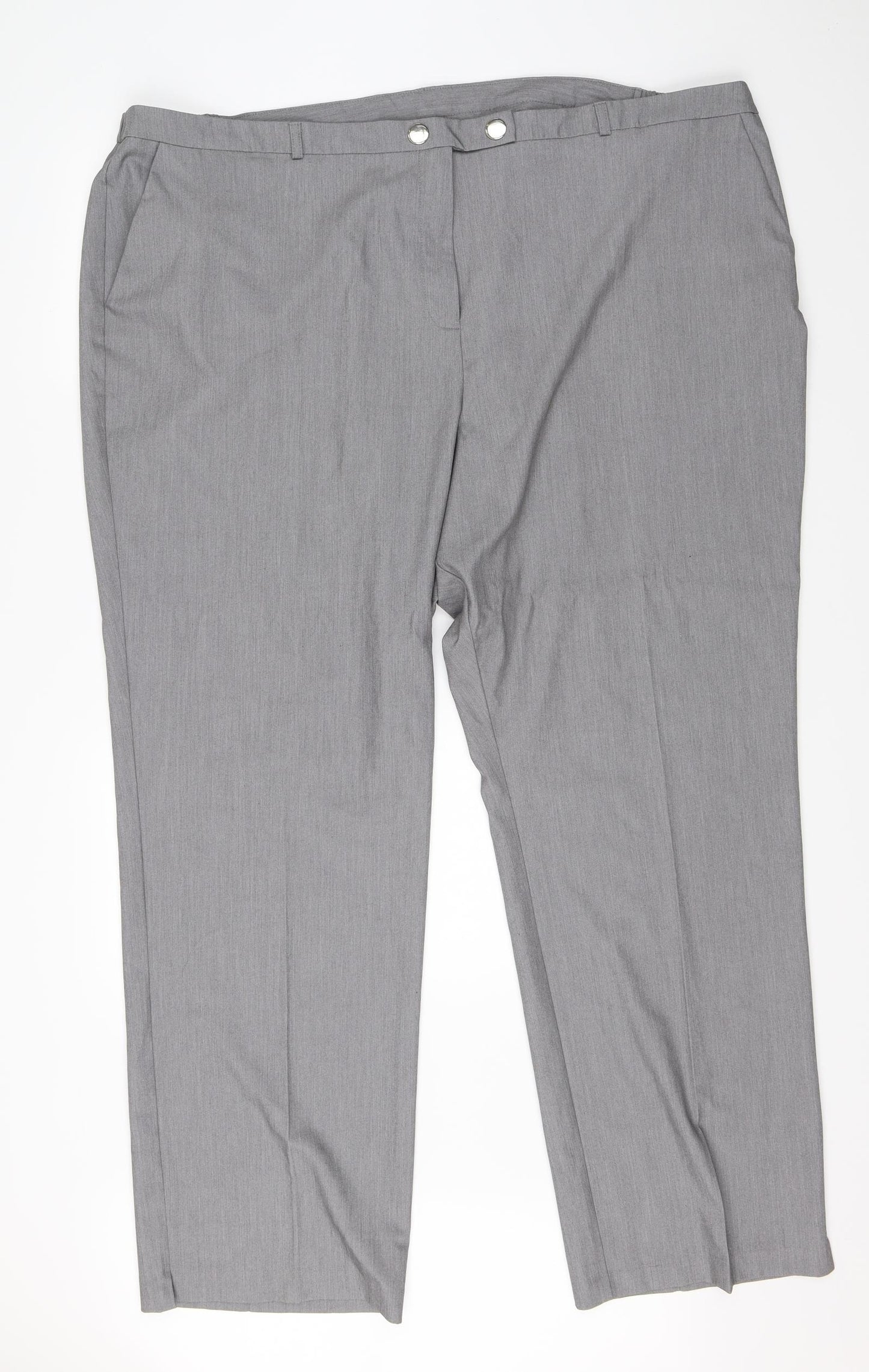 Capsule Womens Grey   Dress Pants Trousers Size 28 L30 in