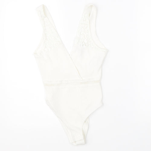 Topshop Womens White   Romper One-Piece Size 6