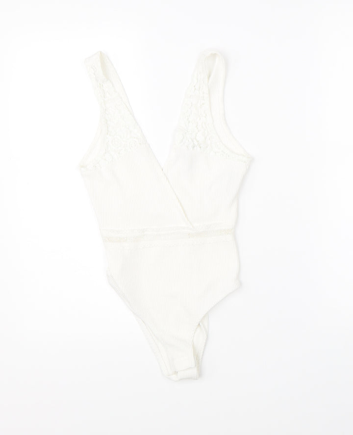 Topshop Womens White   Romper One-Piece Size 6