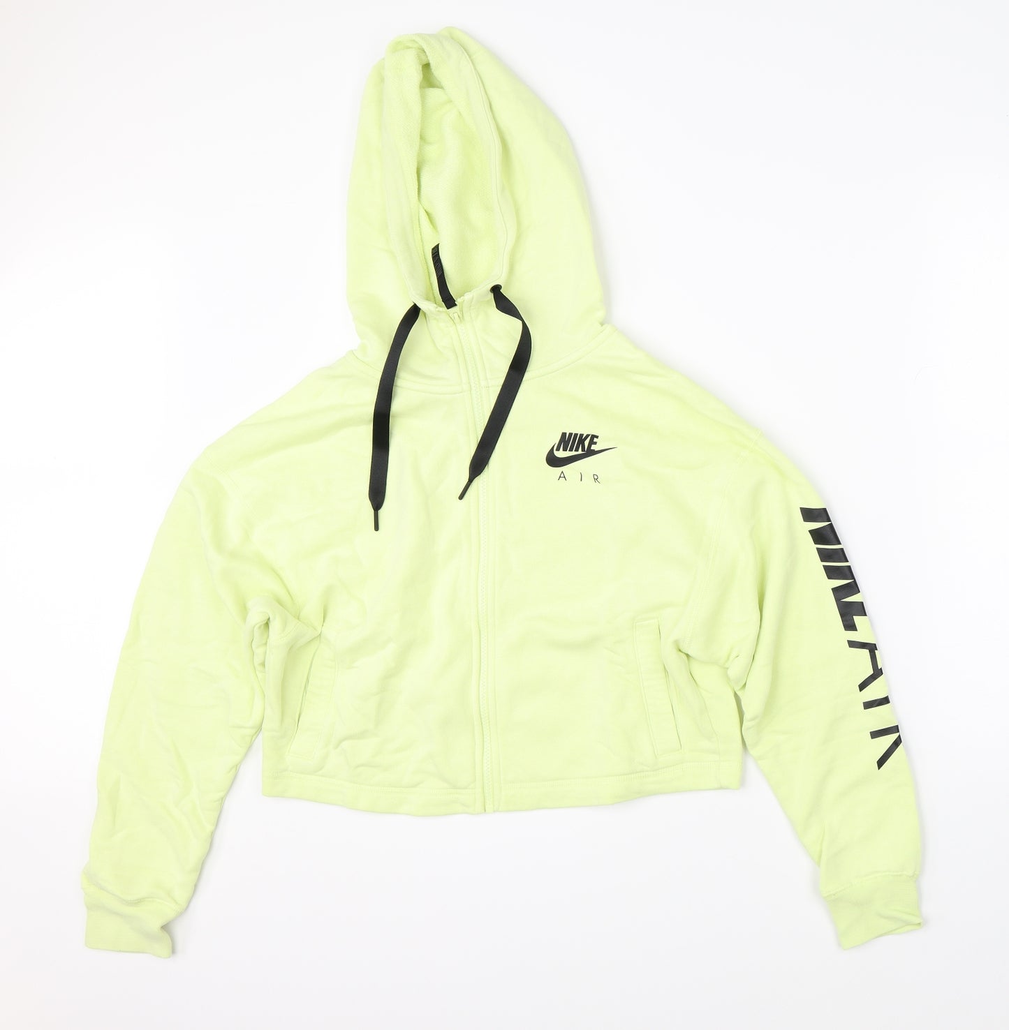 Nike Womens Yellow   Full Zip Hoodie Size M  - nike