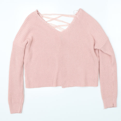 Dorothy Perkins Womens Pink   Pullover Jumper Size 6