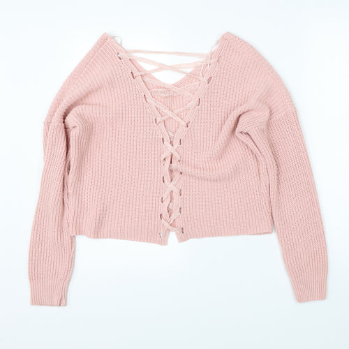 Dorothy Perkins Womens Pink   Pullover Jumper Size 6