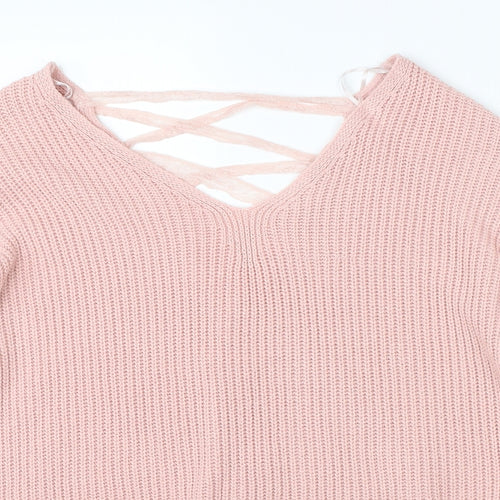 Dorothy Perkins Womens Pink   Pullover Jumper Size 6