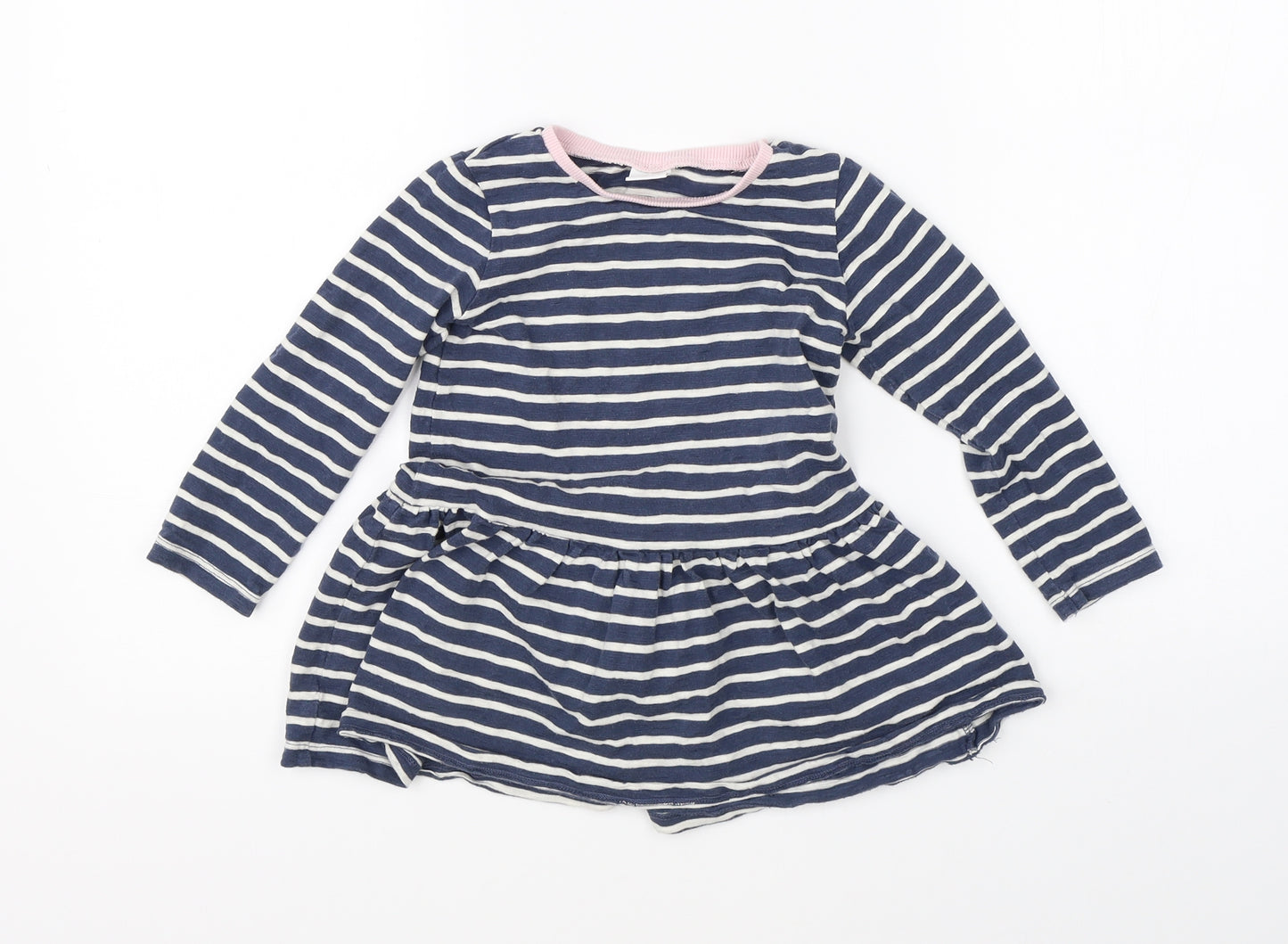 NEXT Girls Blue Striped  Tutu Dress  Size 2-3 Years
