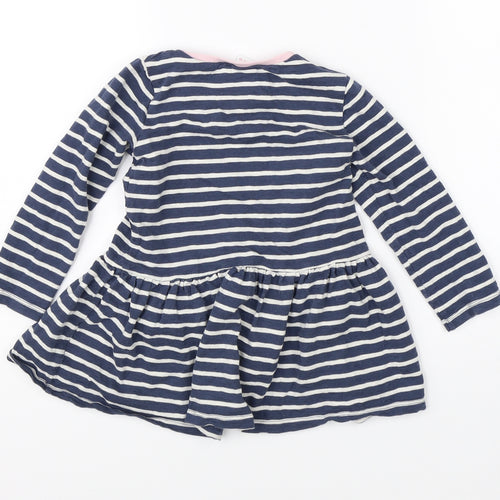 NEXT Girls Blue Striped  Tutu Dress  Size 2-3 Years