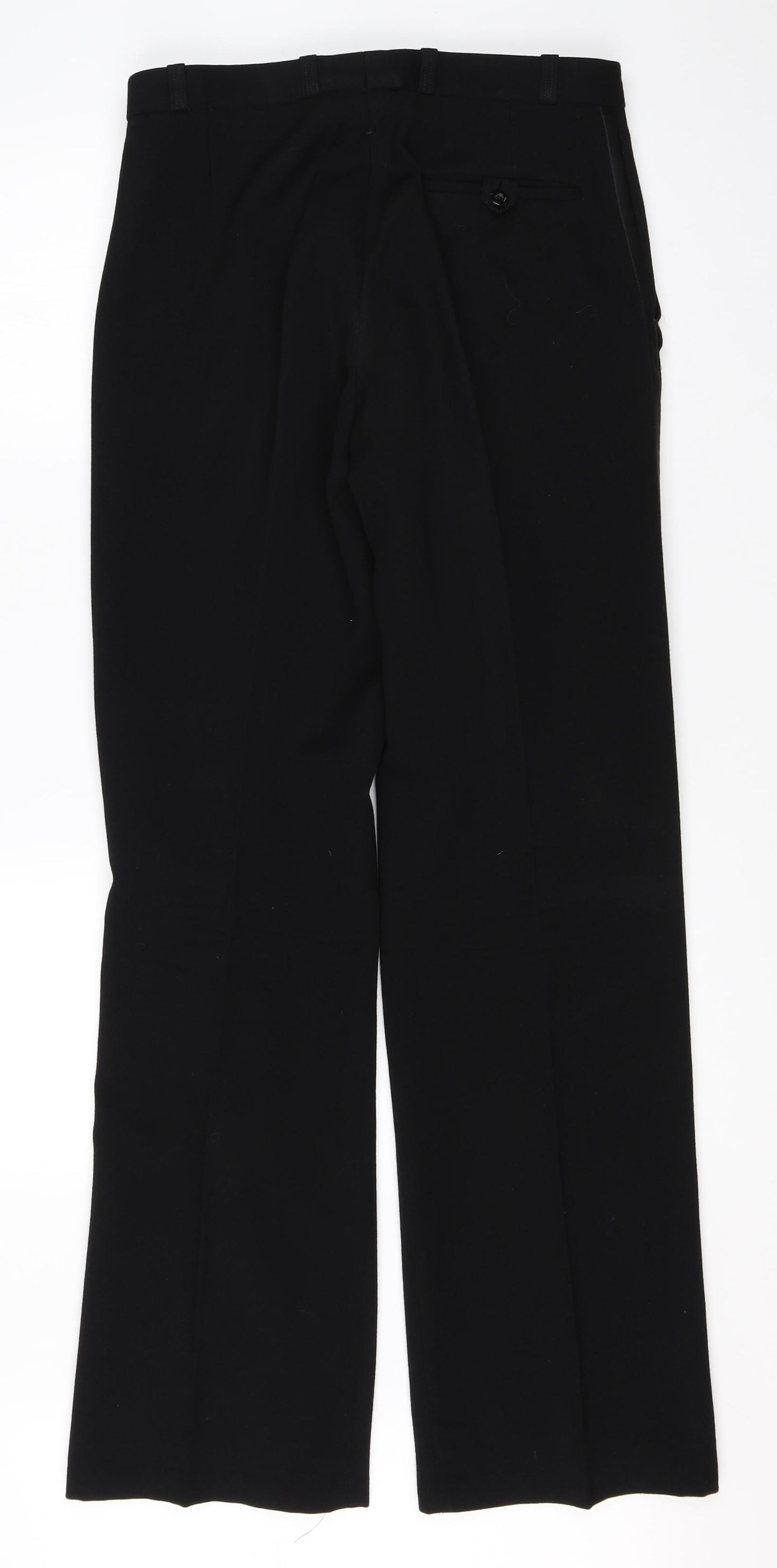 Preworn Womens Black   Dress Pants Trousers Size 32 L30 in