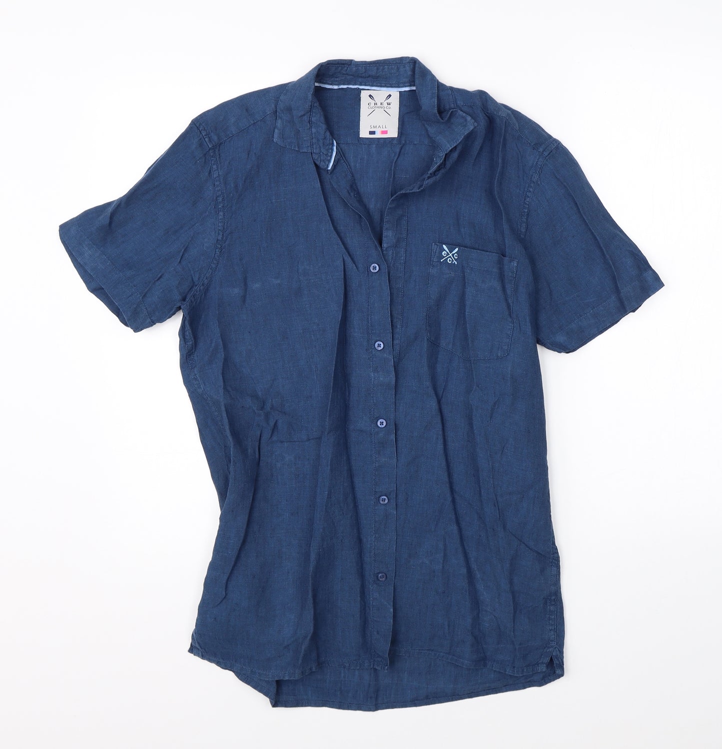 Crew Clothing Mens Blue    Button-Up Size S