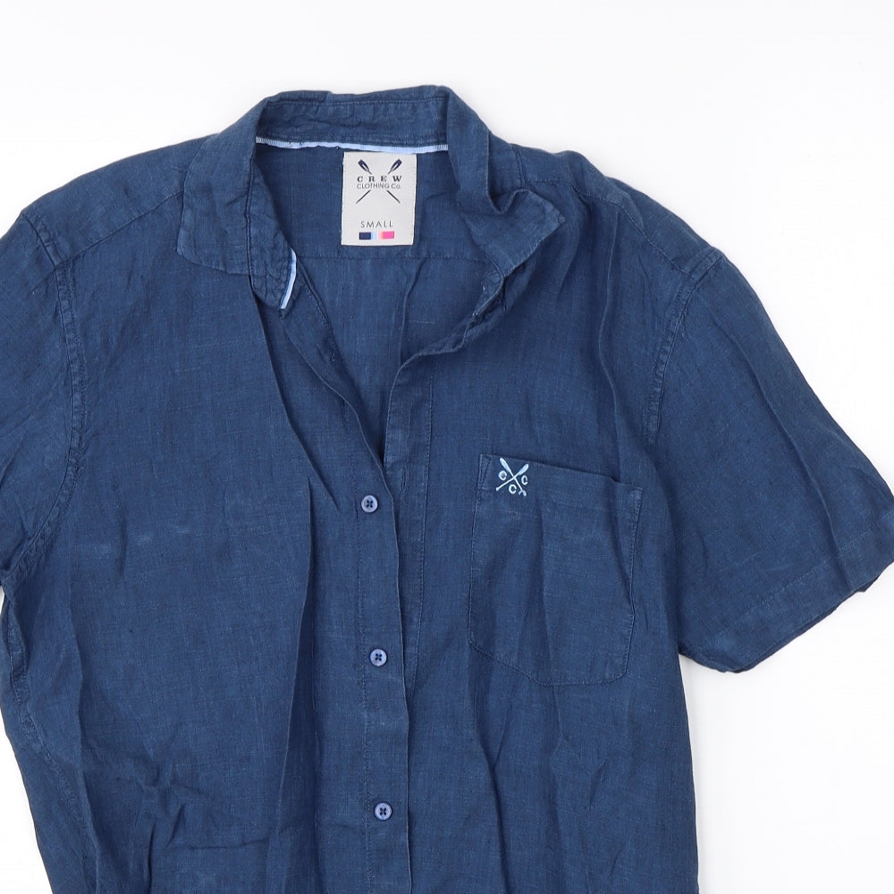 Crew Clothing Mens Blue    Button-Up Size S