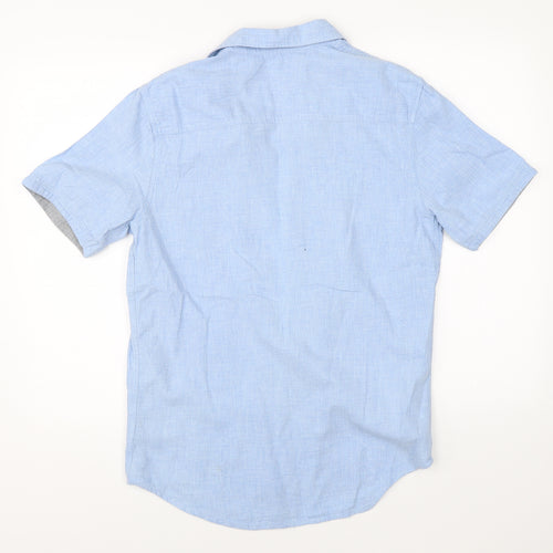 PD & C Mens Blue    Button-Up Size S