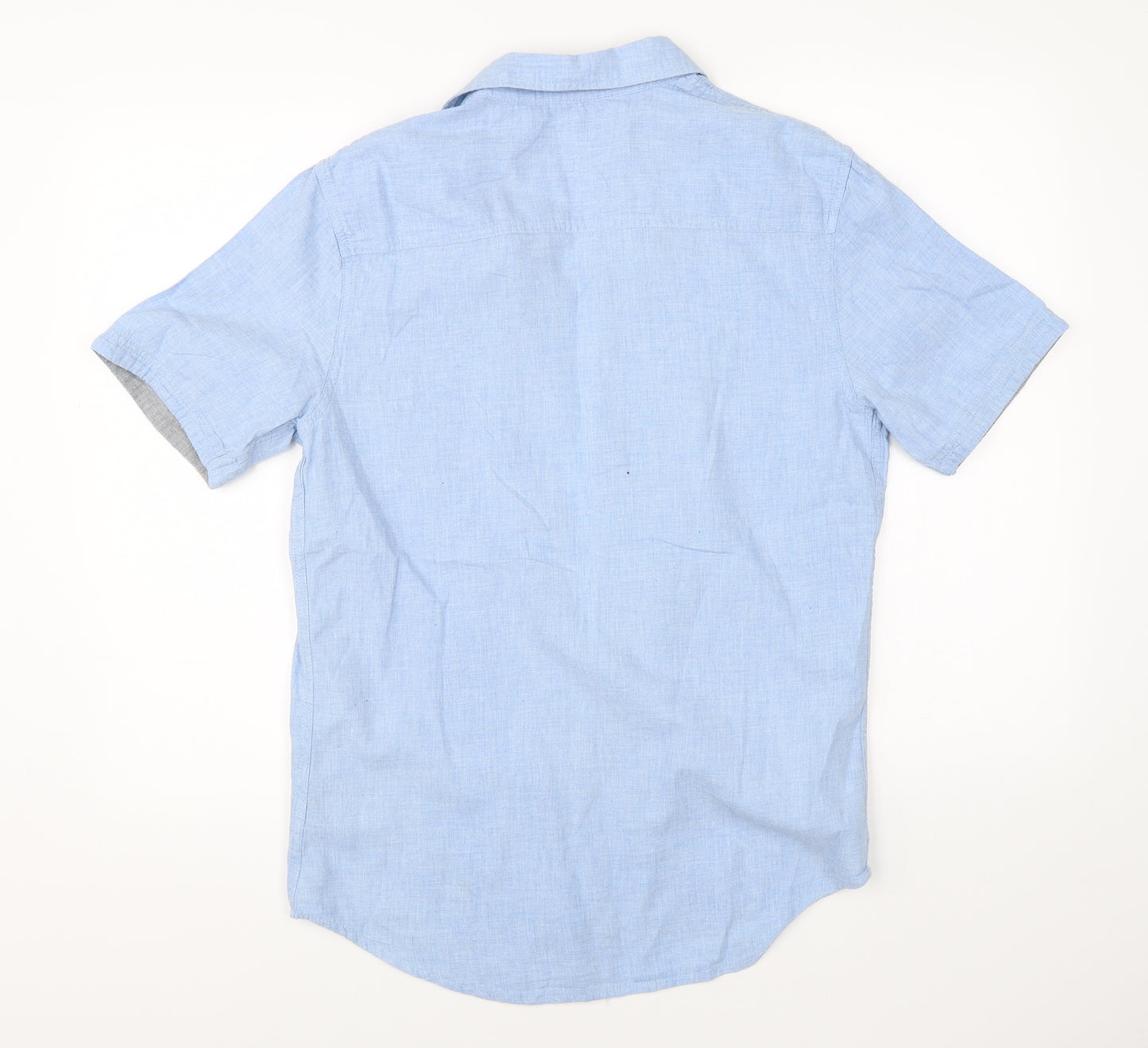 PD & C Mens Blue    Button-Up Size S