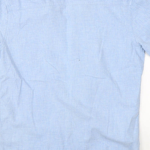 PD & C Mens Blue    Button-Up Size S