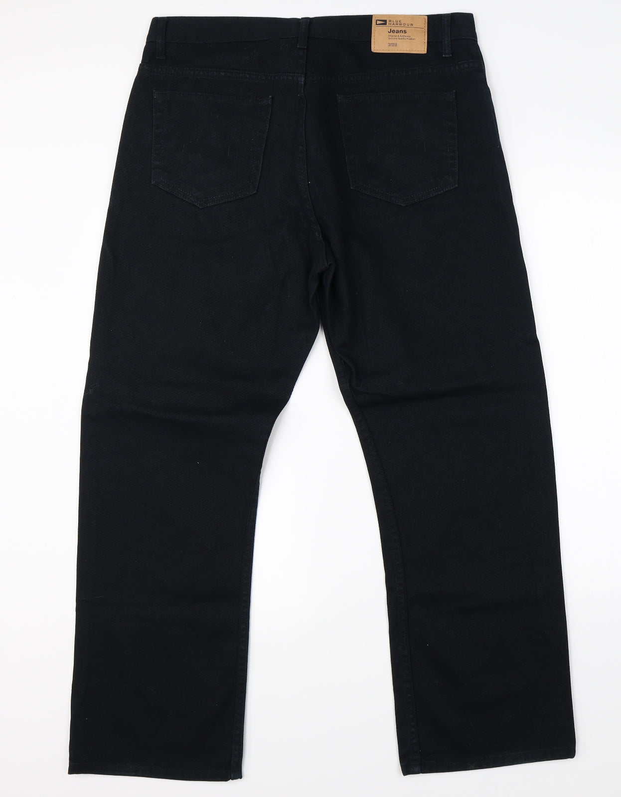 M&S Womens Blue  Denim Straight Jeans Size 36 L29 in
