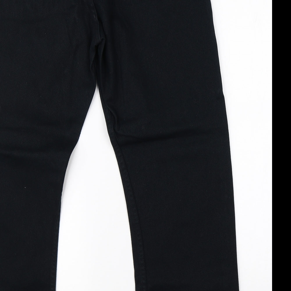 M&S Womens Blue  Denim Straight Jeans Size 36 L29 in