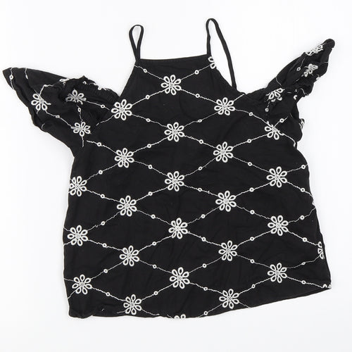 New Look Girls Black   Basic Blouse Size 11 Years