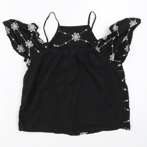 New Look Girls Black   Basic Blouse Size 11 Years