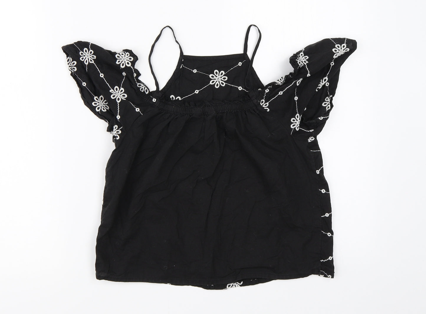 New Look Girls Black   Basic Blouse Size 11 Years