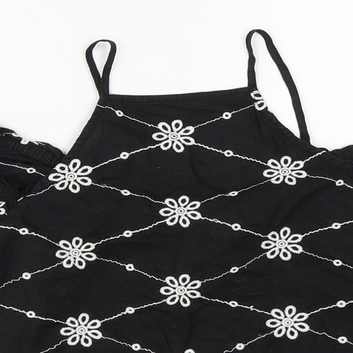 New Look Girls Black   Basic Blouse Size 11 Years