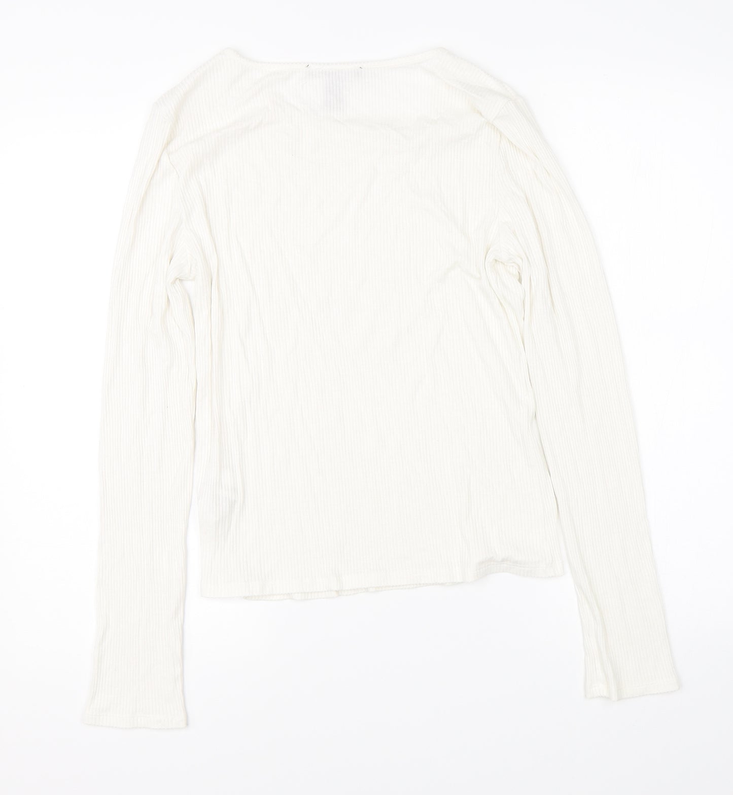 FOREVER 21 Womens White   Pullover Jumper Size XL