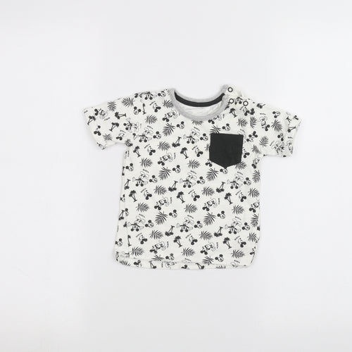 George Baby White   Basic T-Shirt Size 6-9 Months