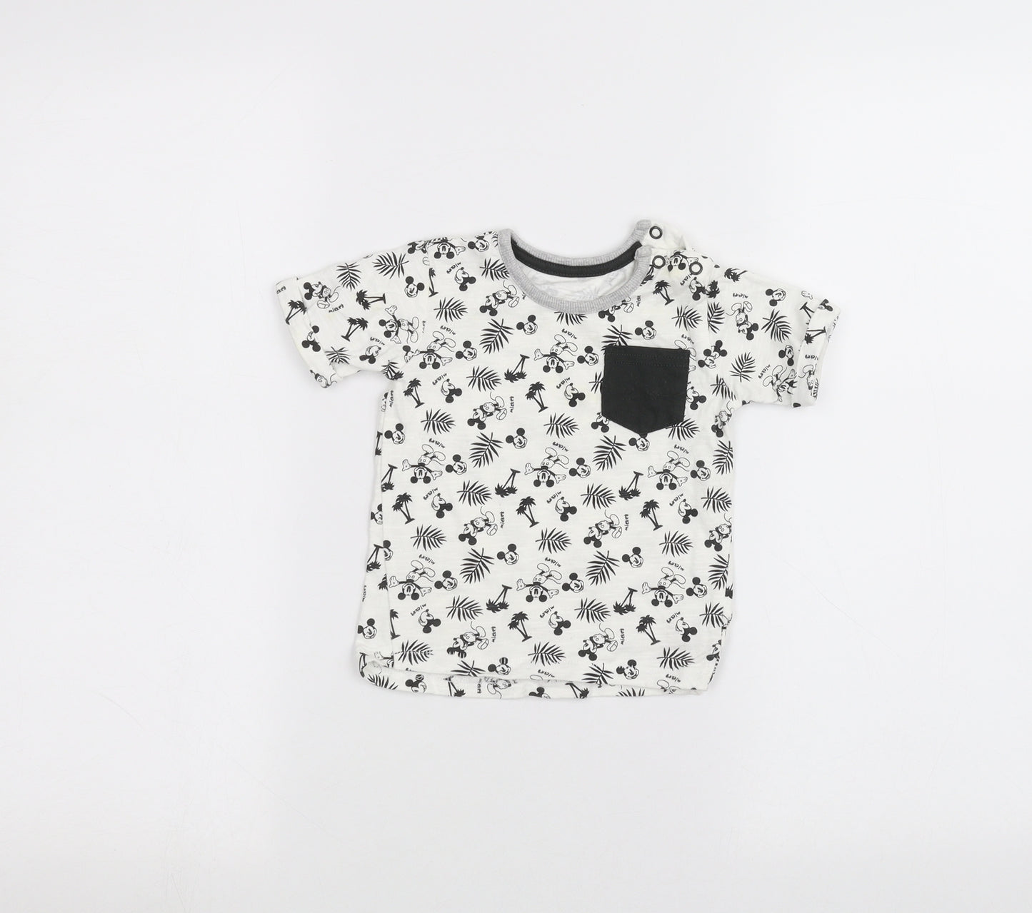George Baby White   Basic T-Shirt Size 6-9 Months