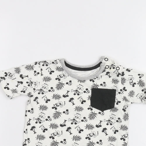 George Baby White   Basic T-Shirt Size 6-9 Months