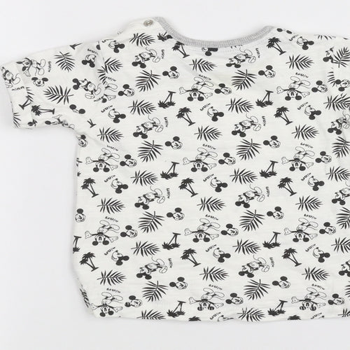 George Baby White   Basic T-Shirt Size 6-9 Months