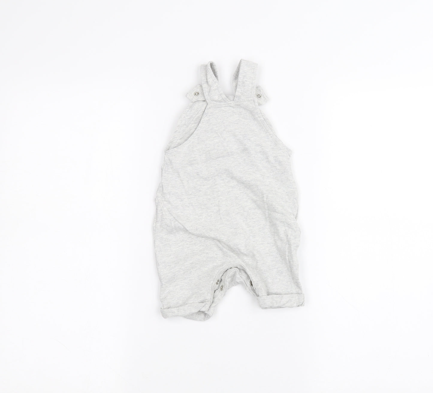 Mothercare Baby Grey   Dungaree One-Piece Size 3-6 Months