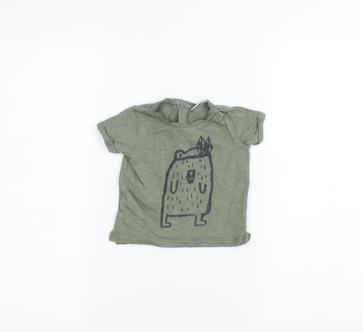 NEXT Baby Green Basic T-Shirt Size 3-6 Months