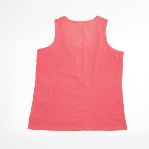BM Womens Pink   Basic Tank Size XL
