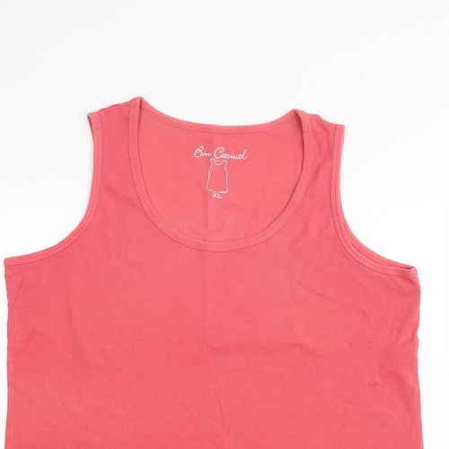 BM Womens Pink   Basic Tank Size XL