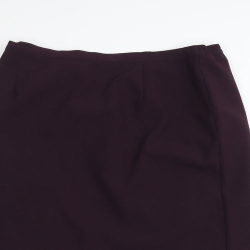 EWM Womens Purple   A-Line Skirt Size 20