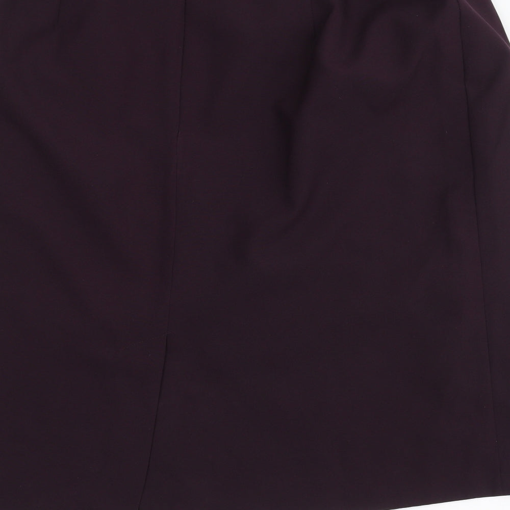 EWM Womens Purple   A-Line Skirt Size 20