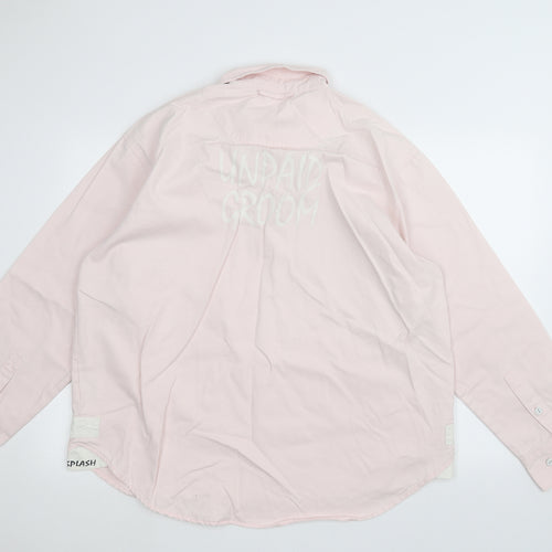 Front Row Mens Pink    Polo Size L