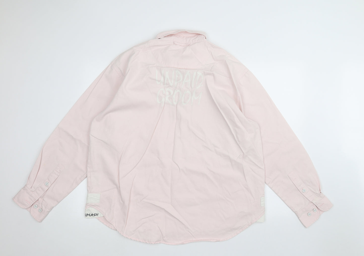 Front Row Mens Pink    Polo Size L
