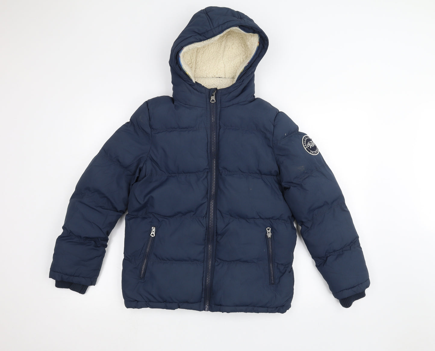 SoulCal&Co Boys Blue   Puffer Jacket Coat Size 11-12 Years
