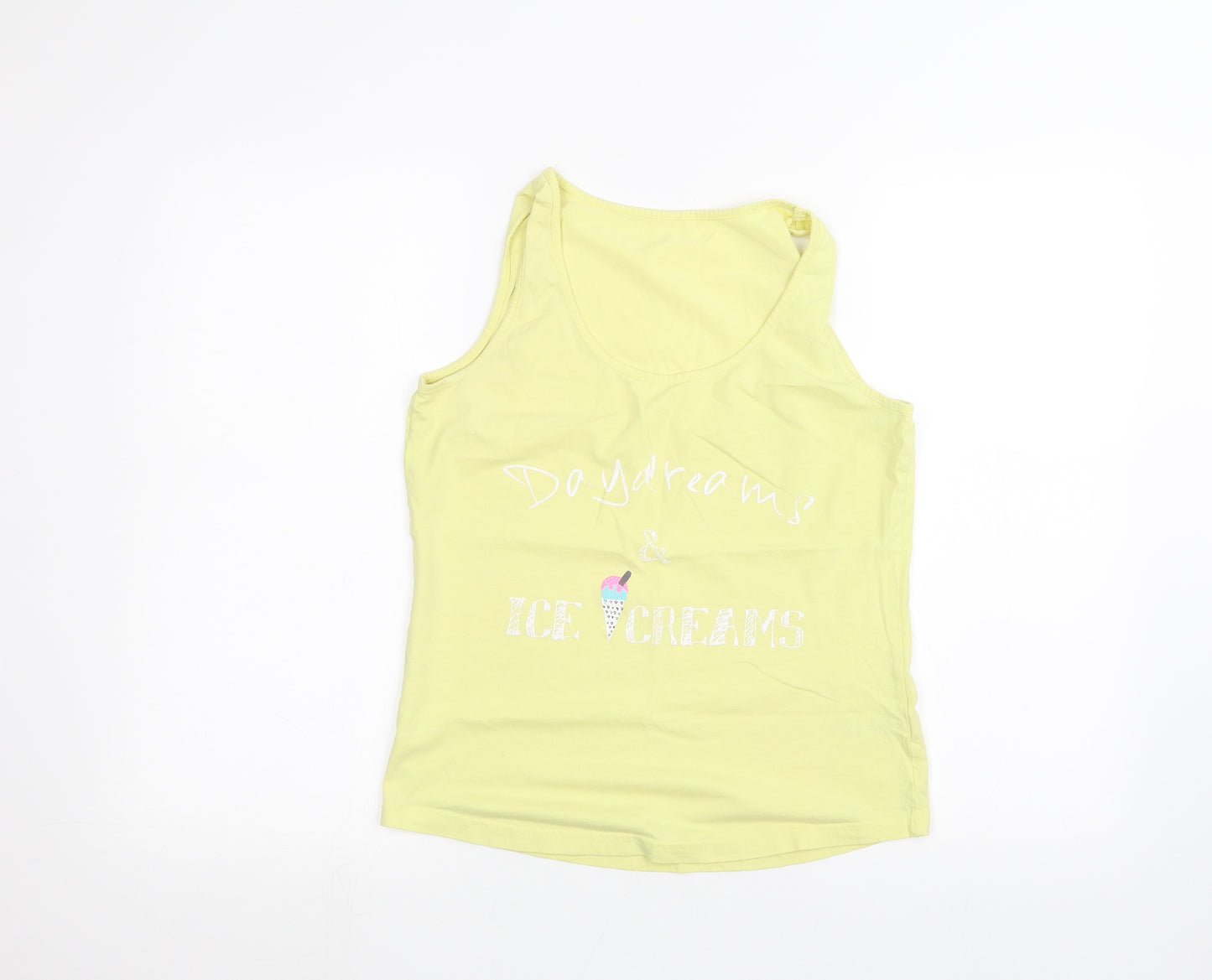 George Womens Yellow   Basic T-Shirt Size 8