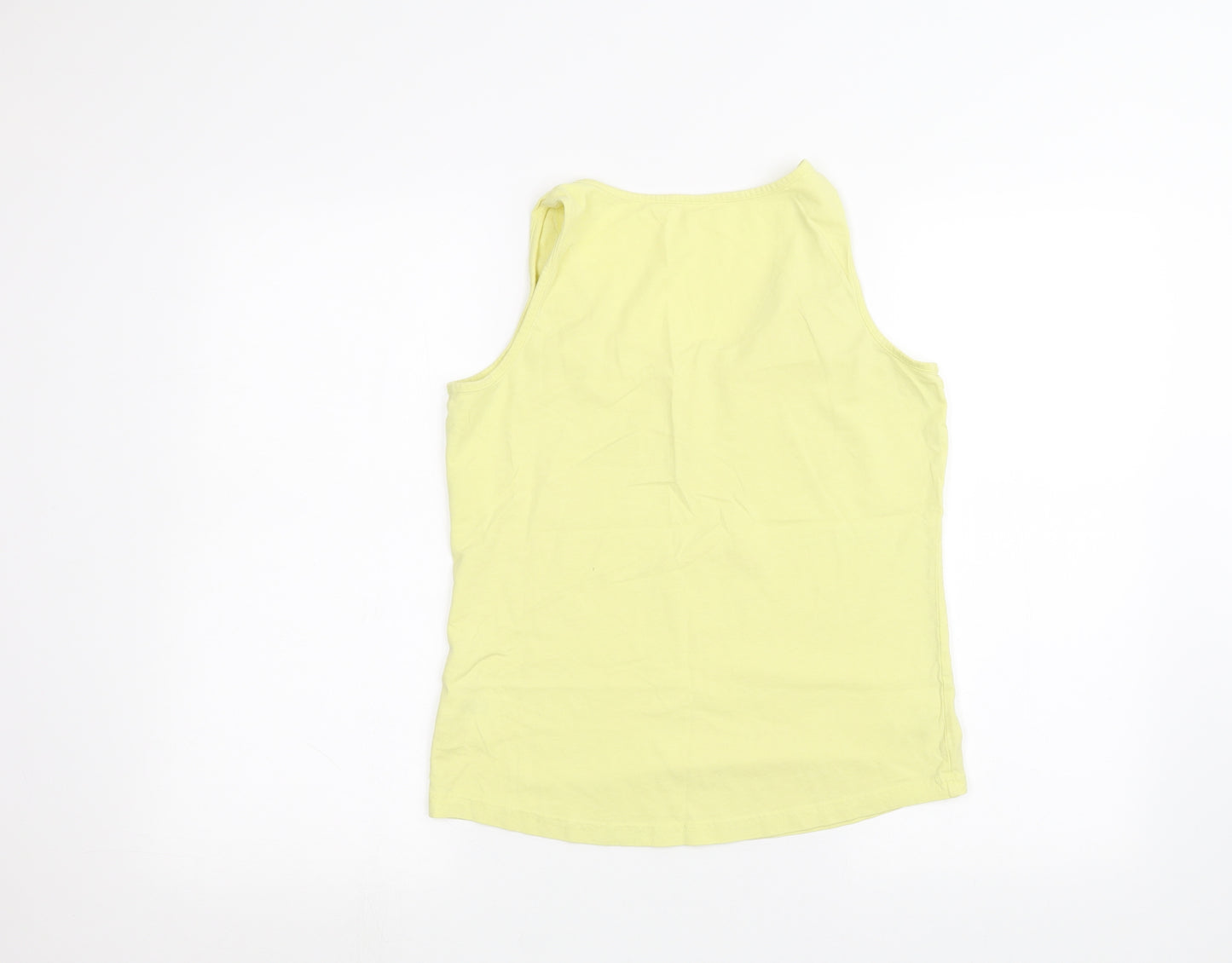 George Womens Yellow   Basic T-Shirt Size 8