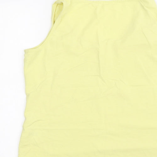 George Womens Yellow   Basic T-Shirt Size 8