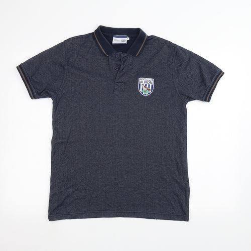 West Bromwich Albion Mens Blue    Polo Size S  - West Bromwich Albion