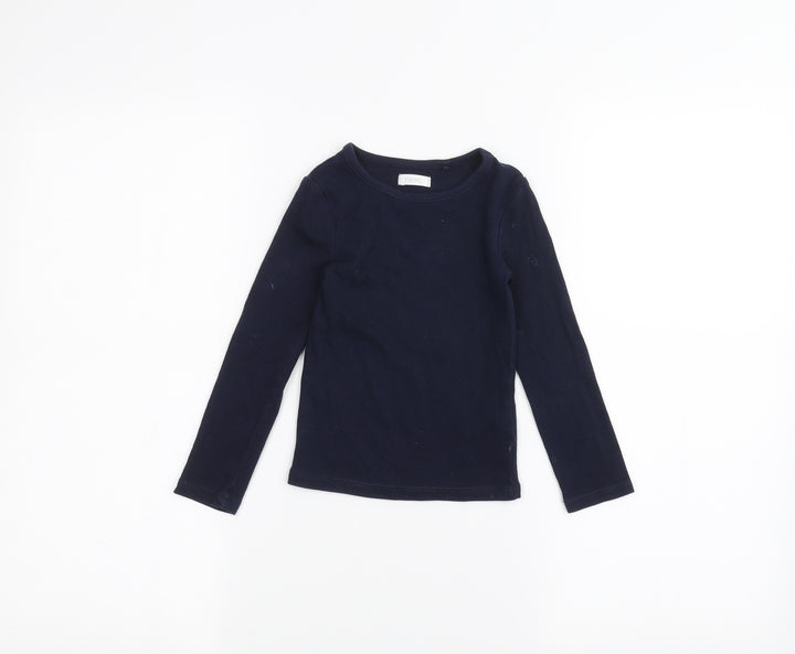 NEXT Girls Blue Basic T-Shirt Size 3 Years