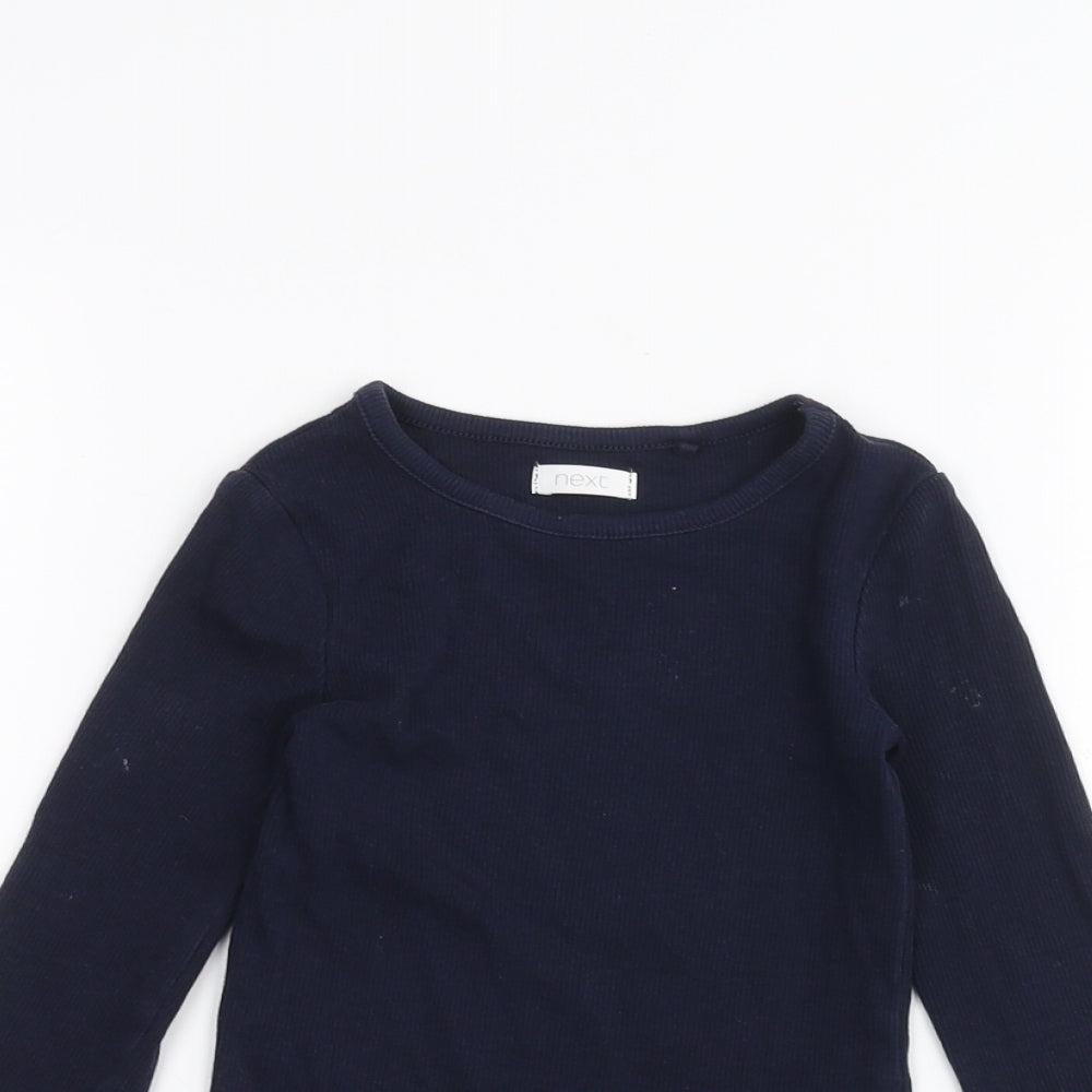NEXT Girls Blue   Basic T-Shirt Size 3 Years