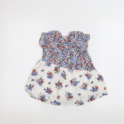 Mini Club Baby White Floral  A-Line  Size 18-24 Months
