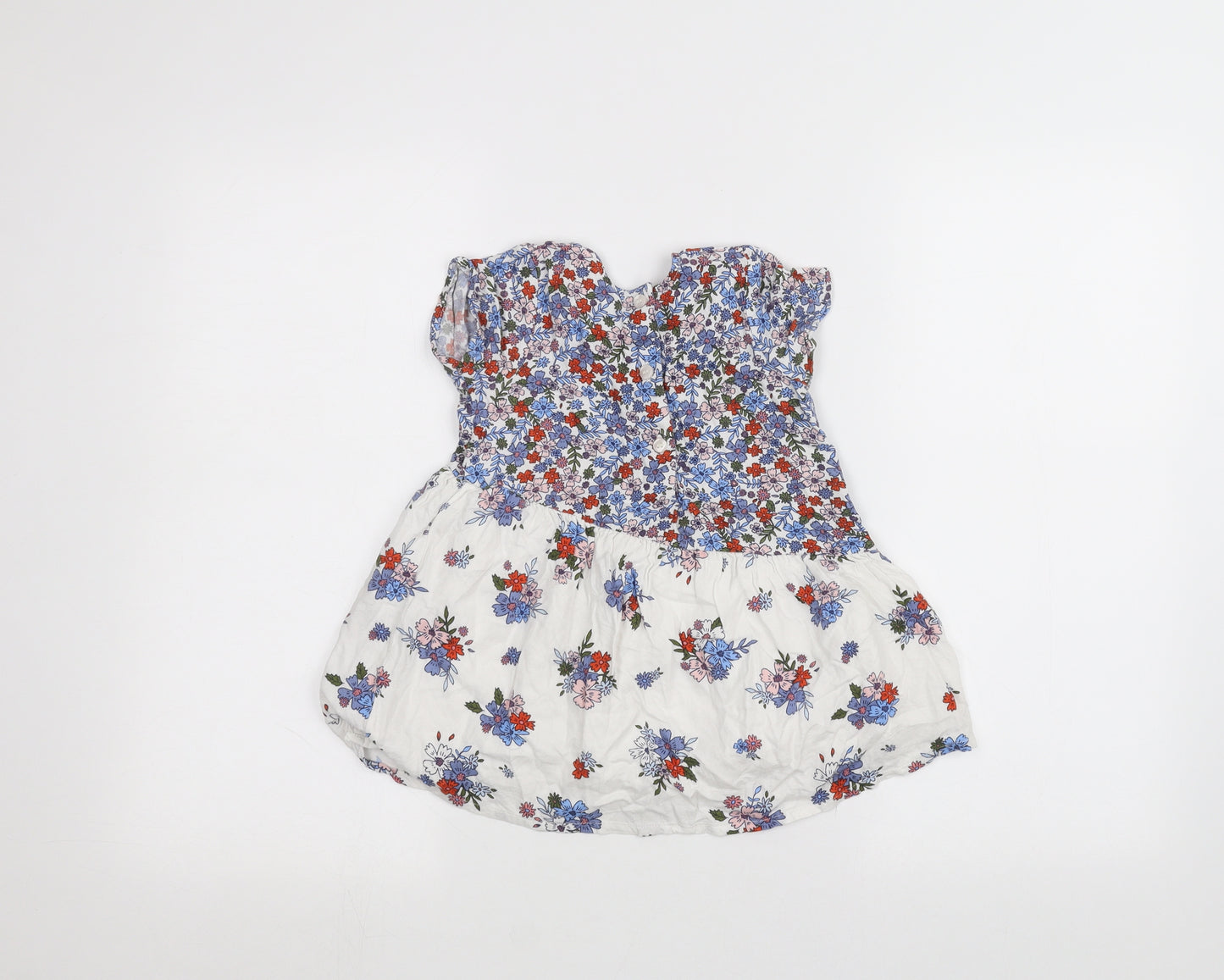 Mini Club Baby White Floral  A-Line  Size 18-24 Months
