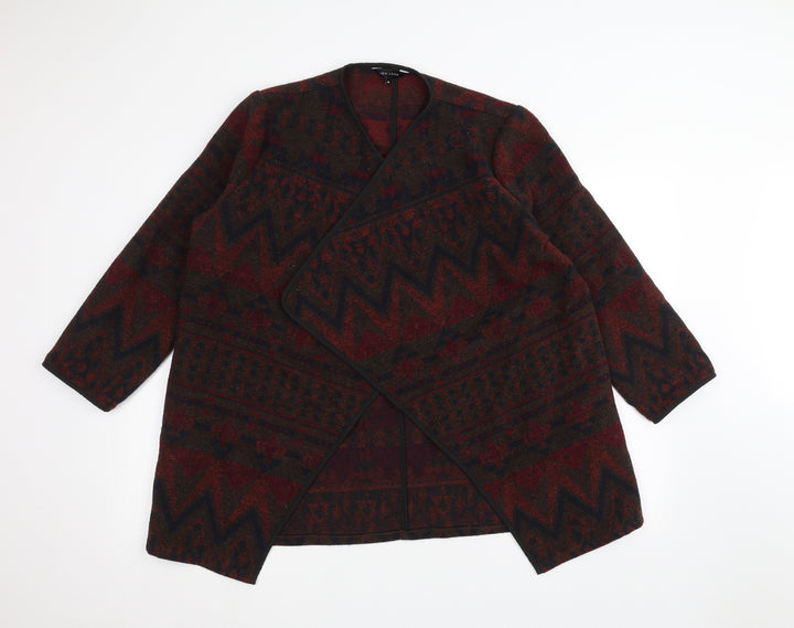 New Look Womens Brown   Jacket Coatigan Size 14