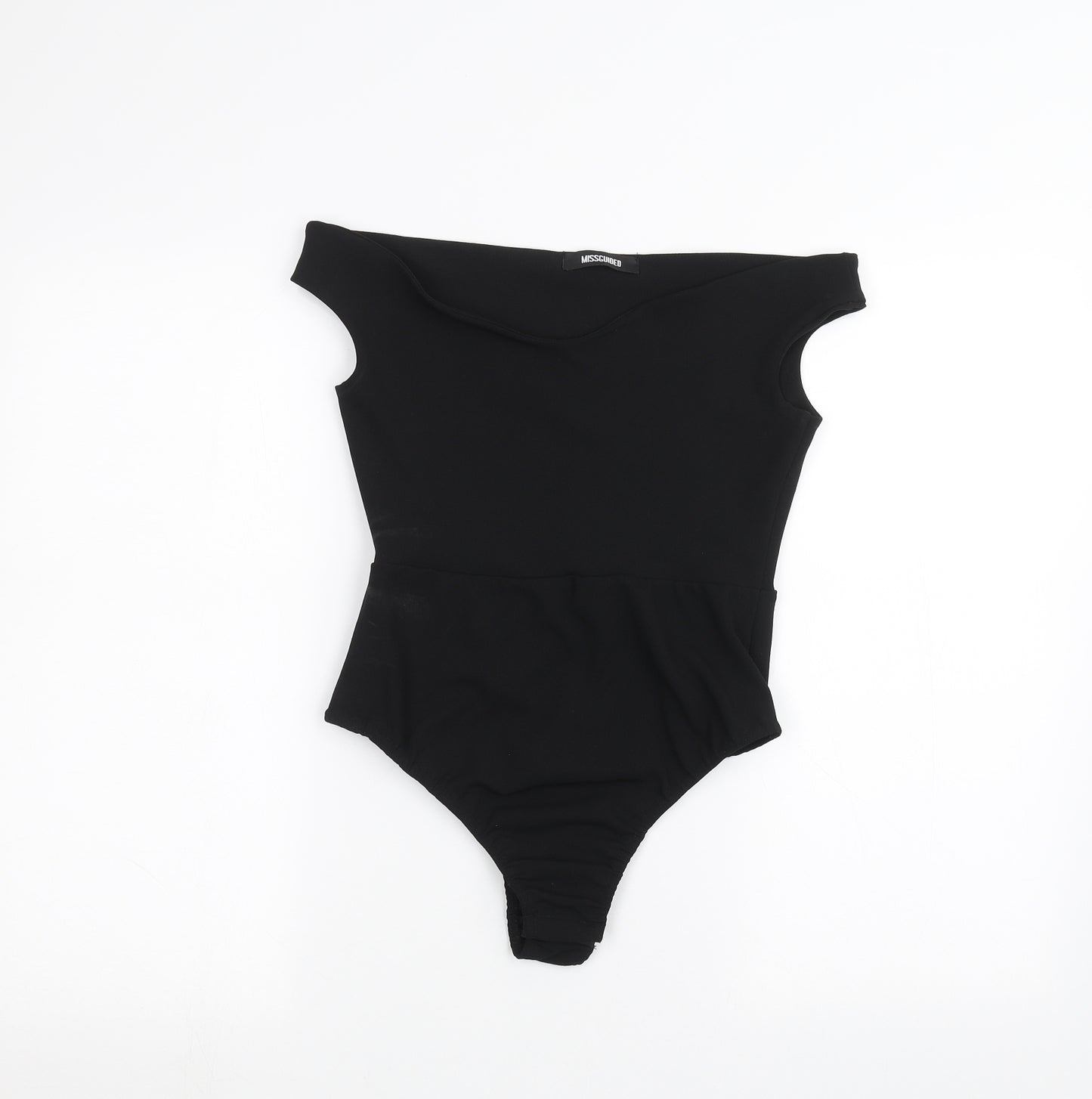 Missguided Womens Black   Bodysuit One-Piece Size 10
