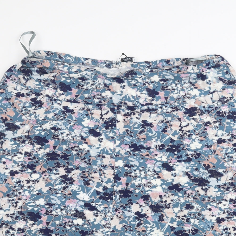 Marks and Spencer Womens Blue   A-Line Skirt Size 16