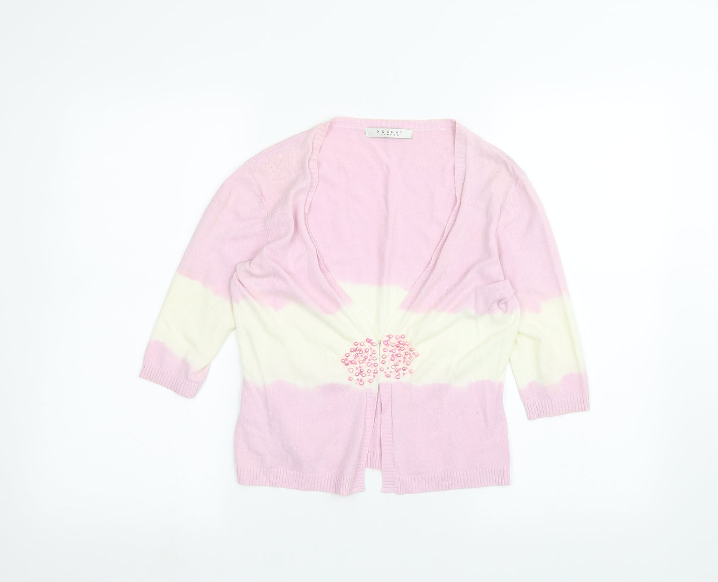 Nougat London Womens Pink   Cardigan Jumper Size S