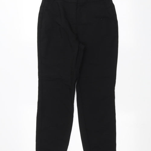 Papaya Womens Black   Trousers  Size 10 L25 in