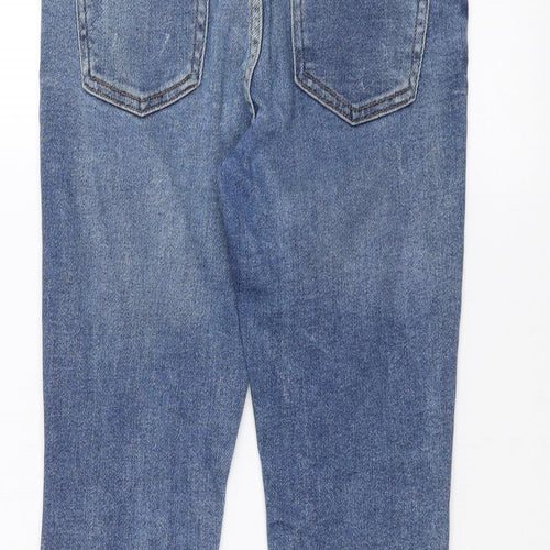 Denim & Co. Girls Blue  Denim Skinny Jeans Size 11-12 Years - ripped details
