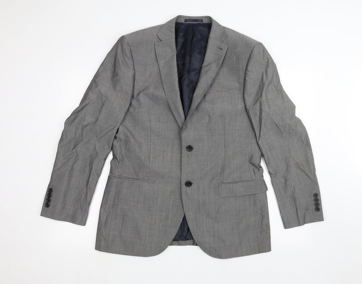 NEXT Mens Grey Jacket Suit Jacket Size 40